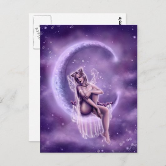 Sugarplum Moon Briefkaart (Voorkant / Achterkant)