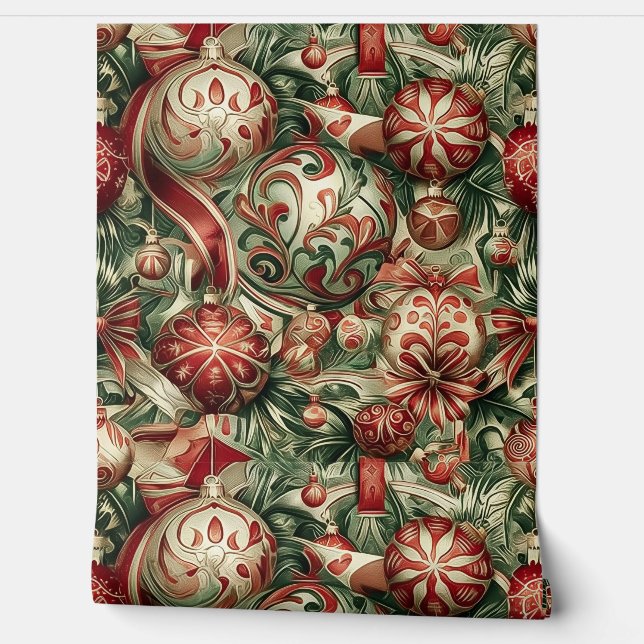 SugarPlum Sparkle Christmas Behang (Afrollen)