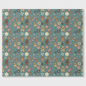 Sugarplum Swirls Wrapping Paper Cadeaupapier (Vlak)