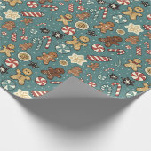 Sugarplum Swirls Wrapping Paper Cadeaupapier (Hoek)