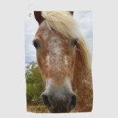 Sugar's Stride: De genade van de Appaloosa Golfhanddoek (Voorkant)