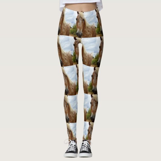Sugar's Stride: De genade van de Appaloosa Leggings (Voorkant)