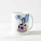 Sugarschedel mok Butterfly Theepot Heks Magi (Voorkant rechts)