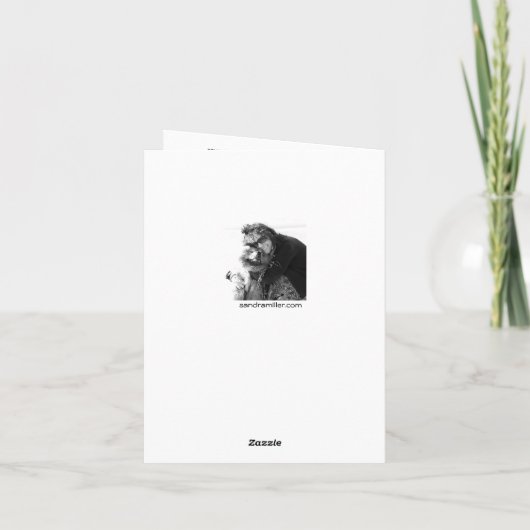 SUGARSKULL CHOW -Kunst ansichtkaarten Kaart (Achterkant)