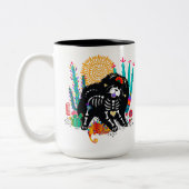 SUGARSKULL NIRVANA chow dog halloween 15 oz mok (Links)