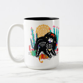 SUGARSKULL NIRVANA chow dog halloween 15 oz mok
