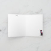 SUGARSKULL NIRVANA chow dog halloween Kaart (Binnen)