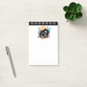 SUGARSKULL NIRVANA chow dog halloween Post-it® Notes