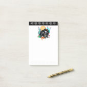 SUGARSKULL NIRVANA chow dog halloween Post-it® Notes (Op bureau)