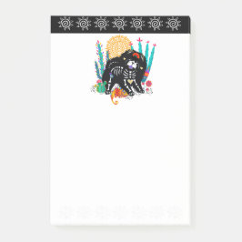 SUGARSKULL NIRVANA chow dog halloween Post-it® Notes