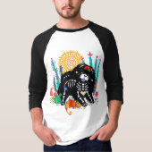 SUGARSKULL NIRVANA chow dog halloween T-shirt (Voorkant)