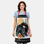 SUGARSKULL NIRVANA Chow Dog Schort (Gedragen)