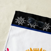 SUGARSKULL NIRVANA Chow Dog Strandlaken (In situ)