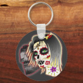 sugarskull sleutelhanger (Voorkant)