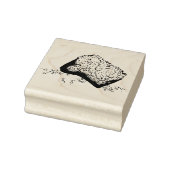 Sugary Beignet gebak Louisiana Franse stijl eten Rubberstempel (Stempel)