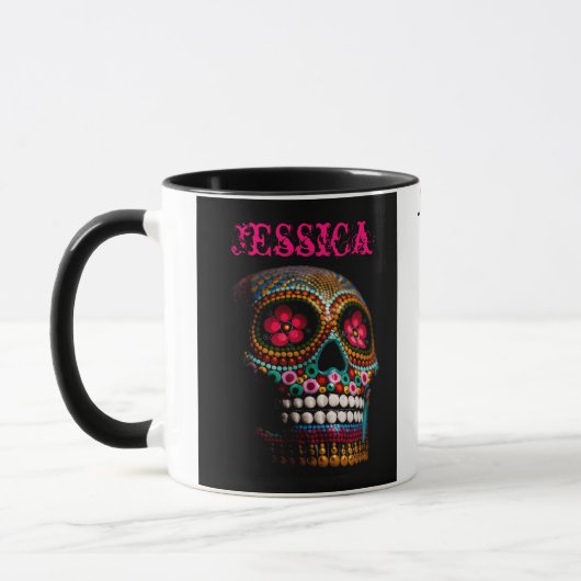Suger Skull Personalized Mok (Links)