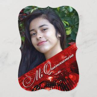 Sugey2 Magic Lights Foto Quinceanera - rood Kaart