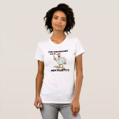 Suggestieve Chicken Pun, de ultieme Hen Party Fun T-shirt (Voorkant volledig)