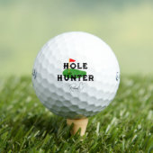 Suggestieve Hole Hunter Golf Meme, Monogram Aangep Golfballen (Insitu Shirt)