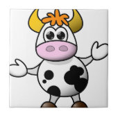 Suggestieve koe tegeltje (Voorkant)