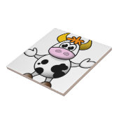 Suggestieve koe tegeltje (Zijkant)