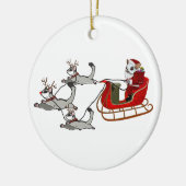 Suggie Claus Keramisch Ornament (Links)