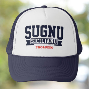 Sugnu Sicilianu Personalized Trucker Hat Pet