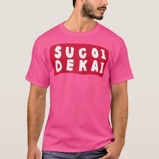 Sugoi Dekai Anime Cosplay Honkbal T-shirt (Voorkant)