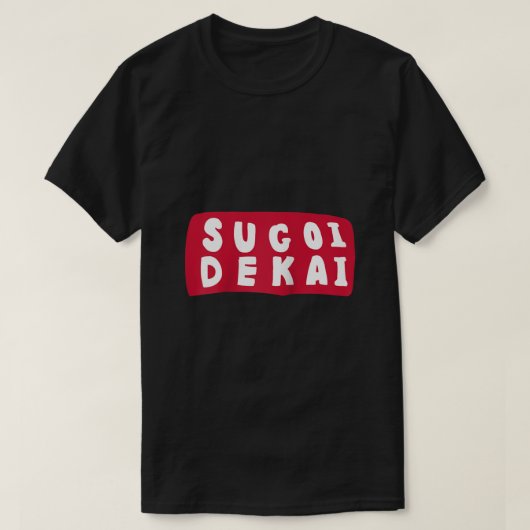 Sugoi Dekai Anime Cosplay Raglan Baseball T-shirt (Design voorkant)