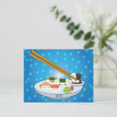 Suhsi Platter Briefkaart (Staand voorkant)