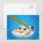 Suhsi Platter Briefkaart (Voorkant / Achterkant)