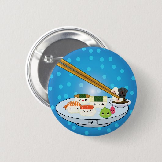 Suhsi Platter Ronde Button 5,7 Cm (Voorkant /achterkant)