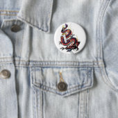 Sui Riu Japanse Dragon Katana Ronde Button 5,7 Cm (In situ)