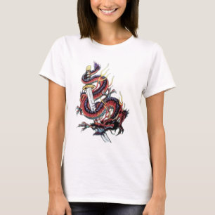 Sui Riu Japanse Dragon Katana T-shirt