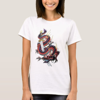 Sui Riu Japanse Dragon Katana T-shirt