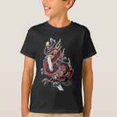 Sui Riu Japanse Dragon Katana T-shirt (Voorkant)