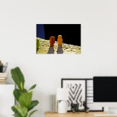 Suïcidale Jelly Baby Poster (Thuiskantoor)