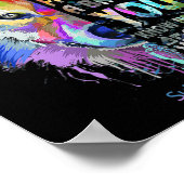 Suicide Awareness Be Kind Iedereen vecht bij T Poster (Hoek)