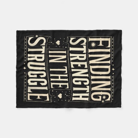 Suicide Awareness Depression Anxiety Mental Health Fleece Deken (Voorkant (Horizontaal))