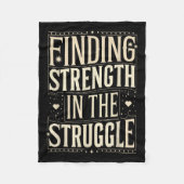 Suicide Awareness Depression Anxiety Mental Health Fleece Deken (Voorkant)