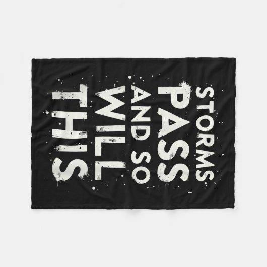 Suicide Awareness Depression Anxiety Mental Health Fleece Deken (Voorkant (Horizontaal))