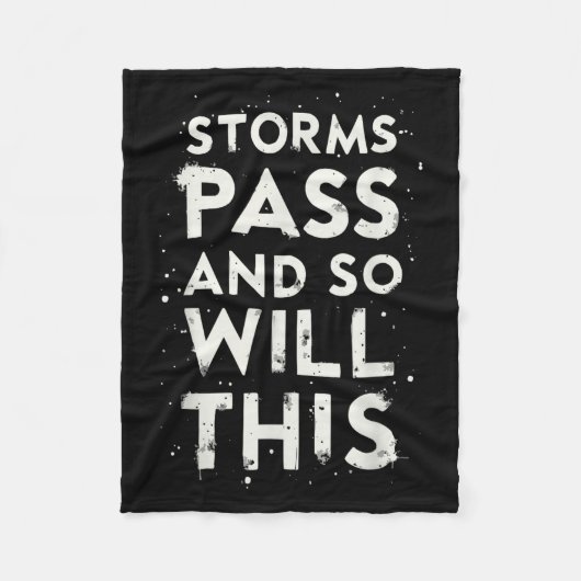Suicide Awareness Depression Anxiety Mental Health Fleece Deken (Voorkant)