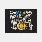 Suicide Awareness Depression Anxiety Mental Health Fleece Deken (Voorkant (Horizontaal))