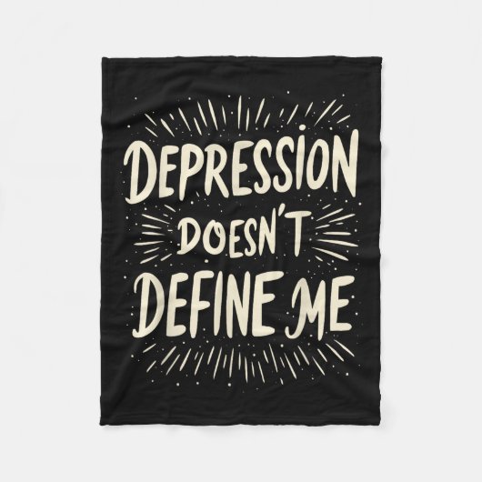 Suicide Awareness Depression Anxiety Mental Health Fleece Deken (Voorkant)