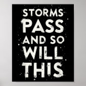 Suicide Awareness Depression Anxiety Mental Health Poster (Voorkant)