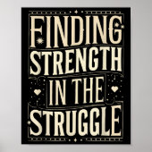 Suicide Awareness Depression Anxiety Mental Health Poster (Voorkant)