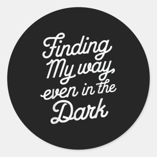 Suicide Awareness Depression Anxiety Mental Health Ronde Sticker (Voorkant)