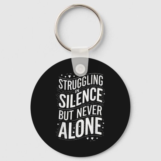 Suicide Awareness Depression Anxiety Mental Health Sleutelhanger (Voorkant)