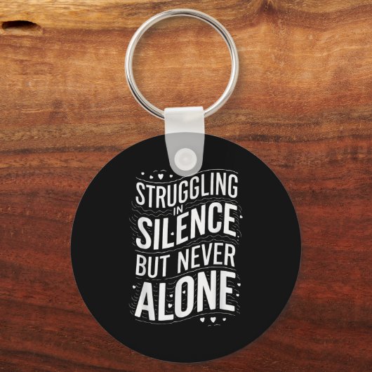 Suicide Awareness Depression Anxiety Mental Health Sleutelhanger (Voorkant)