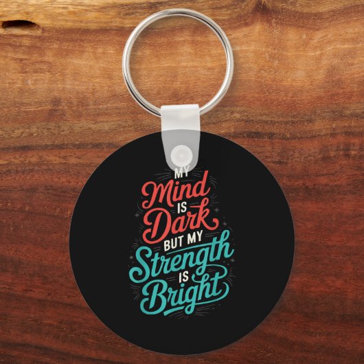 Suicide Awareness Depression Anxiety Mental Health Sleutelhanger (Voorkant)